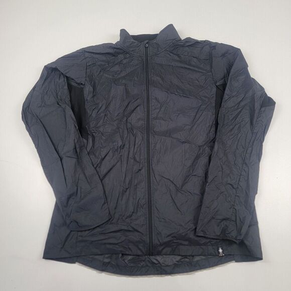 Smartwool Mens Ultra Light Full Zip Up Jacket Black Size XL - Picture 1 of 11